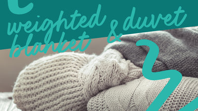 The difference between a weighted blanket and a duvet